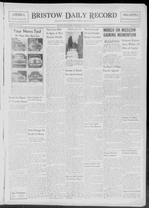 Bristow Daily Record (Bristow, Okla.), Vol. 20, No. 118, Ed. 1 Wednesday, October 8, 1941