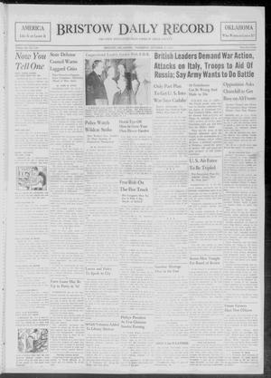 Bristow Daily Record (Bristow, Okla.), Vol. 20, No. 129, Ed. 1 Thursday, October 23, 1941