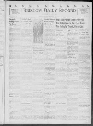 Bristow Daily Record (Bristow, Okla.), Vol. 20, No. 182, Ed. 1 Thursday, January 8, 1942