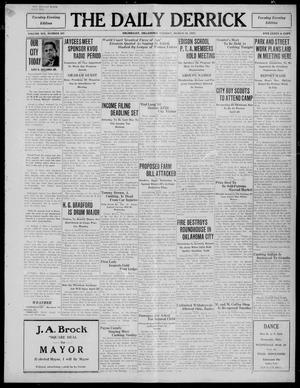 The Daily Derrick (Drumright, Okla.), Vol. 19, No. 241, Ed. 1 Tuesday, March 28, 1933