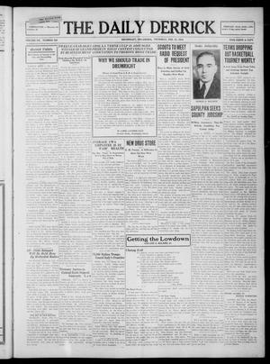 The Daily Derrick (Drumright, Okla.), Vol. 20, No. 206, Ed. 1 Thursday, February 15, 1934