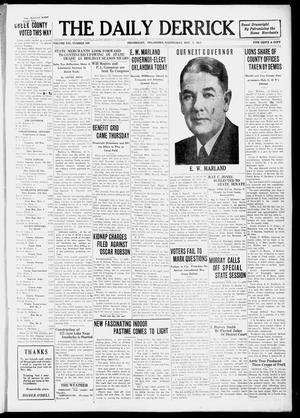 The Daily Derrick (Drumright, Okla.), Vol. 21, No. 109, Ed. 1 Wednesday, November 7, 1934