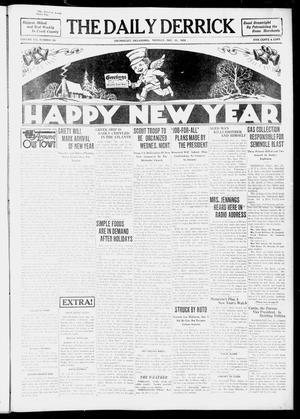 The Daily Derrick (Drumright, Okla.), Vol. 21, No. 150, Ed. 1 Monday, December 31, 1934