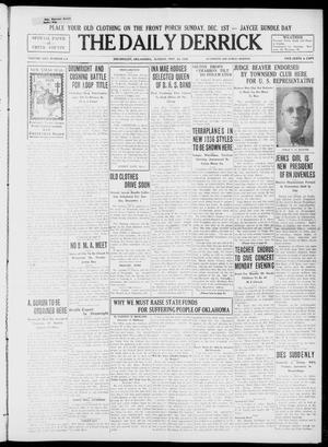 The Daily Derrick (Drumright, Okla.), Vol. 22, No. 114, Ed. 1 Sunday, November 24, 1935