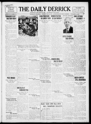 The Daily Derrick (Drumright, Okla.), Vol. 22, No. 112, Ed. 1 Thursday, November 18, 1937