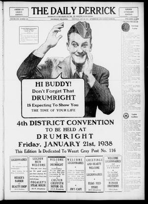 The Daily Derrick (Drumright, Okla.), Vol. 22, No. 162, Ed. 2 Thursday, January 20, 1938