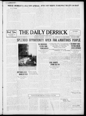 The Daily Derrick (Drumright, Okla.), Vol. 22, No. 218, Ed. 1 Sunday, March 27, 1938