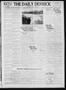 Thumbnail image of item number 1 in: 'The Daily Derrick (Drumright, Okla.), Vol. 23, No. 19, Ed. 1 Tuesday, August 2, 1938'.