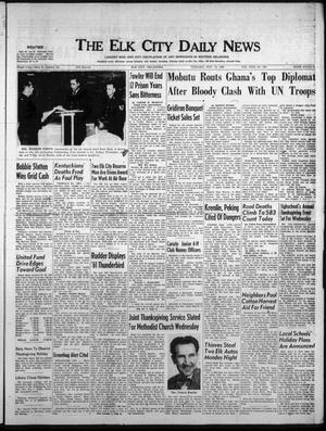 The Elk City Daily News (Elk City, Okla.), Vol. 30, No. 344, Ed. 1 Tuesday, November 22, 1960