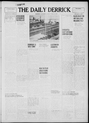 The Daily Derrick (Drumright, Okla.), Vol. 24, No. 206, Ed. 1 Tuesday, March 19, 1940