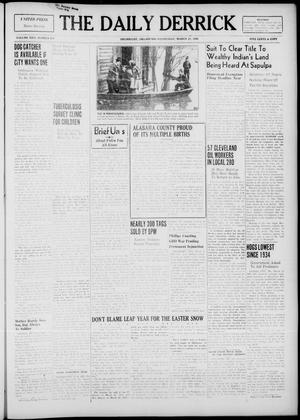 The Daily Derrick (Drumright, Okla.), Vol. 24, No. 213, Ed. 1 Wednesday, March 27, 1940