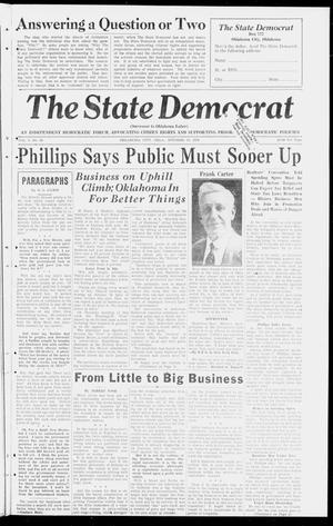 The State Democrat (Oklahoma City, Okla.), Vol. 3, No. 48, Ed. 1 Thursday, October 13, 1938