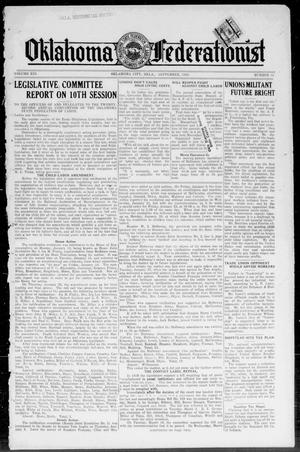 Oklahoma Federationist (Oklahoma City, Okla.), Vol. 16, No. 10, Ed. 1 Tuesday, September 1, 1925