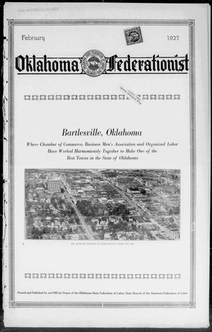 Oklahoma Federationist (Oklahoma City, Okla.), Vol. 18, No. 2, Ed. 1 Tuesday, February 1, 1927