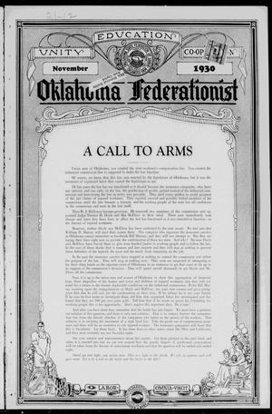 Oklahoma Federationist (Oklahoma City, Okla.), Vol. 21, No. 12, Ed. 1 Saturday, November 1, 1930
