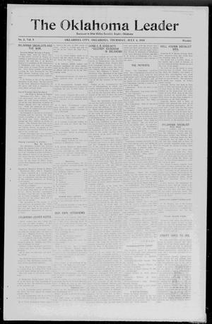 The Oklahoma Leader (Oklahoma City, Okla.), Vol. 5, No. 2, Ed. 1 Thursday, July 4, 1918