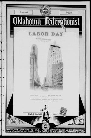 Primary view of object titled 'Oklahoma Federationist (Oklahoma City, Okla.), Vol. 22, No. 10, Ed. 1 Saturday, August 1, 1931'.