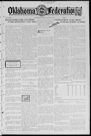 Oklahoma Federationist (Oklahoma City, Okla.), Vol. 23, No. 1, Ed. 1 Sunday, November 1, 1931