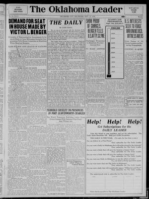 The Oklahoma Leader (Oklahoma City, Okla.), Vol. 6, No. 14, Ed. 1 Saturday, September 27, 1919