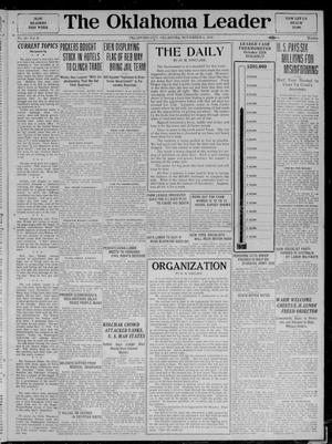The Oklahoma Leader (Oklahoma City, Okla.), Vol. 6, No. 20, Ed. 1 Saturday, November 8, 1919