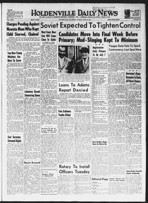 Holdenville Daily News (Holdenville, Okla.), Vol. 31, No. 185, Ed. 1 Sunday, June 22, 1958