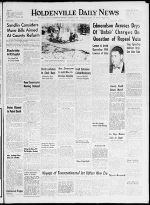 Holdenville Daily News (Holdenville, Okla.), Vol. 32, No. 59, Ed. 1 Monday, January 26, 1959