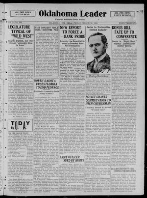 Oklahoma Leader (Oklahoma City, Okla.), Vol. 3, No. 194, Ed. 1 Friday, March 30, 1923