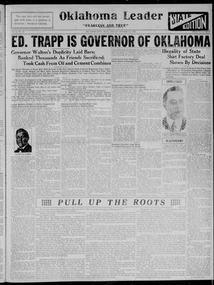 Primary view of object titled 'Oklahoma Leader (Oklahoma City, Okla.), Vol. 4, No. 10, Ed. 1 Friday, October 26, 1923'.