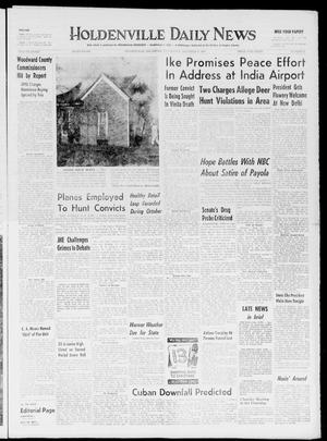 Holdenville Daily News (Holdenville, Okla.), Vol. 33, No. 21, Ed. 1 Wednesday, December 9, 1959