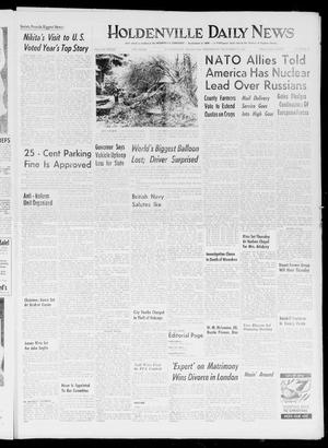 Holdenville Daily News (Holdenville, Okla.), Vol. 33, No. 27, Ed. 1 Wednesday, December 16, 1959