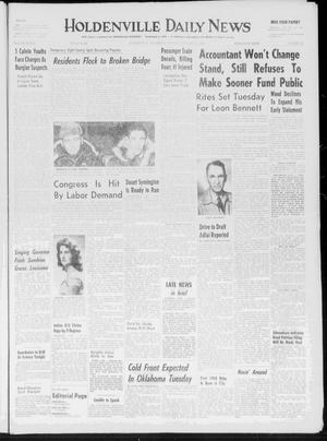 Holdenville Daily News (Holdenville, Okla.), Vol. 33, No. 48, Ed. 1 Monday, January 11, 1960