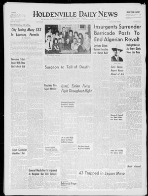 Holdenville Daily News (Holdenville, Okla.), Vol. 33, No. 66, Ed. 1 Monday, February 1, 1960