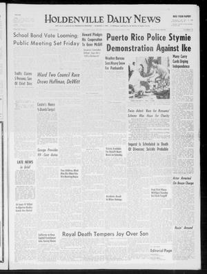 Holdenville Daily News (Holdenville, Okla.), Vol. 33, No. 84, Ed. 1 Monday, February 22, 1960
