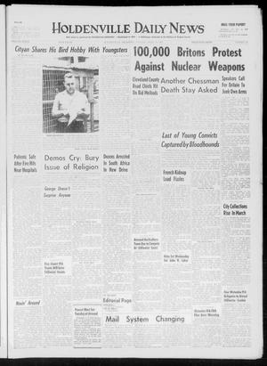Holdenville Daily News (Holdenville, Okla.), Vol. 33, No. 131, Ed. 1 Monday, April 18, 1960