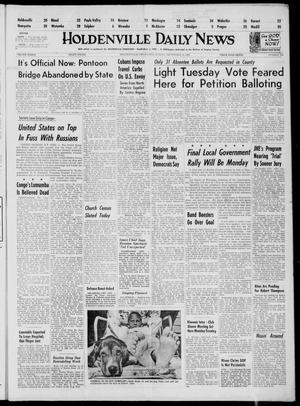 Holdenville Daily News (Holdenville, Okla.), Vol. 33, No. 259, Ed. 1 Sunday, September 18, 1960