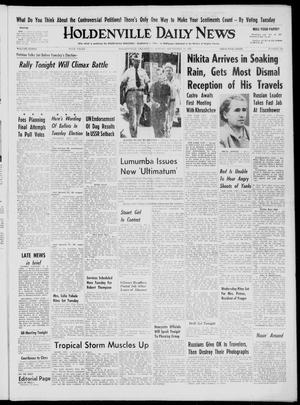 Holdenville Daily News (Holdenville, Okla.), Vol. 33, No. 260, Ed. 1 Monday, September 19, 1960
