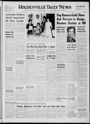 Holdenville Daily News (Holdenville, Okla.), Vol. 33, No. 265, Ed. 1 Monday, September 26, 1960