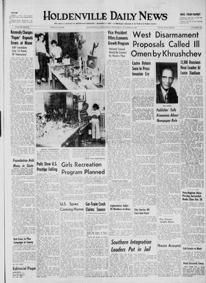 Holdenville Daily News (Holdenville, Okla.), Vol. 33, No. 286, Ed. 1 Thursday, October 20, 1960