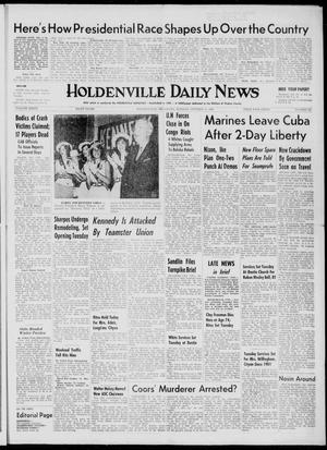 Holdenville Daily News (Holdenville, Okla.), Vol. 33, No. 295, Ed. 1 Monday, October 31, 1960