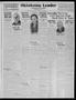 Thumbnail image of item number 1 in: 'Oklahoma Leader (Oklahoma City, Okla.), Vol. 8, No. 12, Ed. 1 Friday, November 5, 1926'.