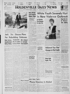 Holdenville Daily News (Holdenville, Okla.), Vol. 34, No. 5, Ed. 1 Sunday, November 20, 1960