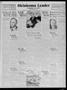 Thumbnail image of item number 1 in: 'Oklahoma Leader (Oklahoma City, Okla.), Vol. 9, No. 7, Ed. 1 Friday, September 30, 1927'.