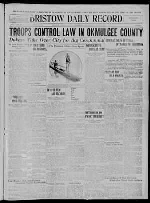 Bristow Daily Record (Bristow, Okla.), Vol. 2, No. 55, Ed. 1 Wednesday, June 27, 1923