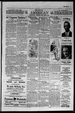The Capital American (Oklahoma City, Okla.), Vol. 1, No. 40, Ed. 1 Saturday, September 27, 1930