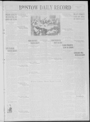 Primary view of object titled 'Bristow Daily Record (Bristow, Okla.), Vol. 3, No. 291, Ed. 1 Monday, March 30, 1925'.