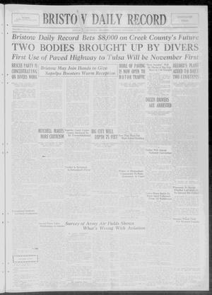 Bristow Daily Record (Bristow, Okla.), Vol. 4, No. 135, Ed. 1 Tuesday, September 29, 1925