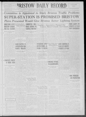 Bristow Daily Record (Bristow, Okla.), Vol. 4, No. 141, Ed. 1 Tuesday, October 6, 1925