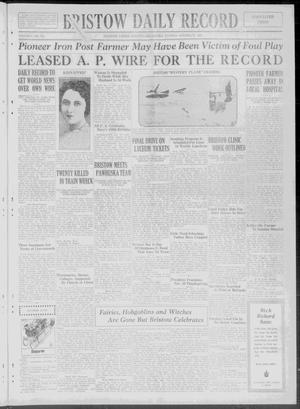 Bristow Daily Record (Bristow, Okla.), Vol. 4, No. 159, Ed. 1 Tuesday, October 27, 1925