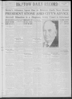 Bristow Daily Record (Bristow, Okla.), Vol. 4, No. 183, Ed. 1 Tuesday, November 24, 1925