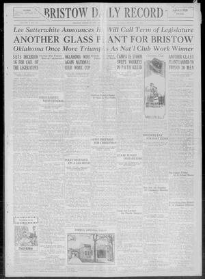 Bristow Daily Record (Bristow, Okla.), Vol. 4, No. 188, Ed. 1 Tuesday, December 1, 1925